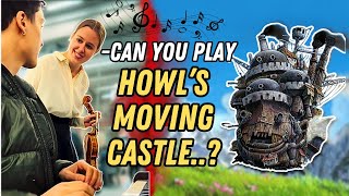 She played the BEST VERSION of quotMerry Go Round Of Lifequot 😱🎻 Howls Moving Castle Cover [upl. by Quinby]