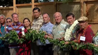 Ceremony breaks ground on historic housing project for Native Hawaiians [upl. by Yelyr]