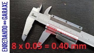 How to read the caliper Vernier scale easily [upl. by Renrew]