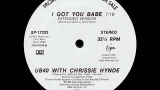 UB40 amp Chrissie Hynde  I Got You Babe Extended Version [upl. by Ylrrad]