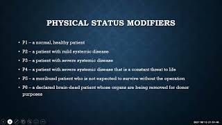 Anesthesia Modifiers 2021 CPT [upl. by Ciro]