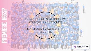 HGGSP Première LUnion Européenne et la démocratie [upl. by Irene307]