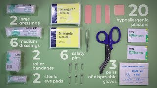 What should be in a first aid kit  First Aid Kit  iHASCO [upl. by Jane]