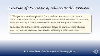 Exercise of Persuasion Advice and Warning… 1829 [upl. by Yrreg]