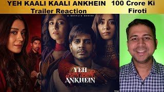 Yeh Kaali Kaali Ankhein Season 2 Trailer Reaction  Tahir Anchal Shweta Gurmeet  Movie Darshan [upl. by Marquis]