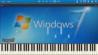 WINDOWS 7 SOUNDS IN SYNTHESIA [upl. by Alburg]