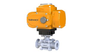 Valworx Explosion Proof Sanitary Ball Valves  Positioner [upl. by Ellevehs154]