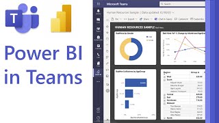 How to use the Microsoft Teams Power BI app 📊 [upl. by Roanna]