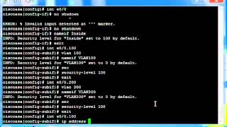 Cisco ASA  VLAN config [upl. by Ayinat]