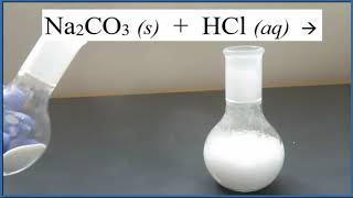 Na2CO3  HCl Reaction [upl. by Atinej]