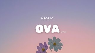 Mbosso  Ova Lyrics [upl. by Adiari468]