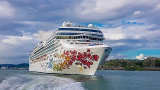 Panama Canal  MS Norwegian Gem Transiting [upl. by Syl]