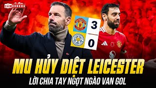 MU HỦY DIỆT LEICESTER DI SẢN VAN NISTELROOY ĐỂ LẠI QUỶ ĐỎ ĐẾM NGÀY HỒI SINH VỚI NGƯỜI KẾ THỪA [upl. by Maleki681]