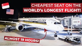 WORLDS LONGEST FLIGHT  Premium Economy on SINGAPOREs A350900ULR from Phuket to New York [upl. by Pyle]