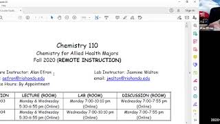 Chem 110 Lecture 81820 Intro to class [upl. by Zeitler]