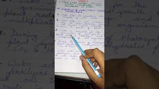 bscbotanysemester5plantwater relationshipsyllabushandwritten notesshortvideoyoutubeshorts✨✍️ [upl. by Yesteb864]