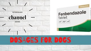 What Are The Fenbendazole Dosages For Dogs  Panacur C Canine Dose  Safeguard Dog Dewormer [upl. by Elissa823]