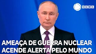 Ameaça de guerra nuclear acende alerta [upl. by Eihcra]