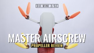 DJI Mini 2  SE  Master Airscrew Stealth Propeller Upgrade REVIEW [upl. by Alaecim]