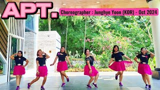 APT  Line Dance  Demo by Astri amp Happy Beauty LD Class [upl. by Anirbac]