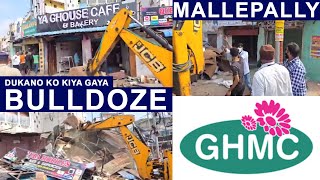 10 Shops DESTROYED in Surprise Government Action  GHMC Town Planning [upl. by Spancake]