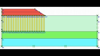 PLAXIS 2D TUTORIAL quotReinforcement of embankments on soft soil by Soil Cement columnsquot Final [upl. by Aohk]