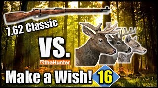 762x54R vs ElkWhitetailCoyote Make a Wish 16  theHunter Classic [upl. by Kolnick]