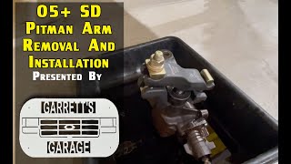 05 Ford Superduty Pitman Arm Removal and Installation [upl. by Robi]