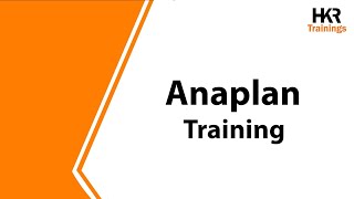 Anaplan Training Online  Anaplan Course  Anaplan Tutorial For Beginners  HKR Trainings [upl. by Lucina]