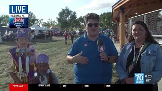 KTIVs Jacob Howard checks out the Ponca Tribe of Nebraskas 30th annual Powwow [upl. by Eladnyl]