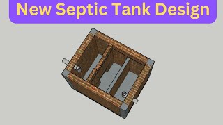 New Design Septic Tank For Home ll What is Septick Tank ll Best Septic Tank Design [upl. by Emelen727]