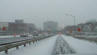 Neve  Snow in  em Fall River MA I [upl. by Ardnwahs]