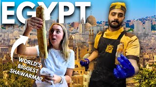 INTENSE Cairo Street Food Tour Eating Stuffed PIGEON 🇪🇬 [upl. by Nivra208]