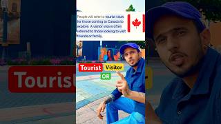 Canada Tourist Visa OR Visitor Visa  🇨🇦🍁shorts youtubeshorts [upl. by Sialac]