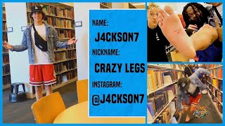 Silent Library challenge J4ckson7 Lego bare feet challenge clip  4K HDR [upl. by Delainey]