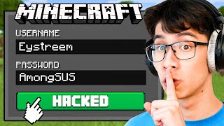 So I Hacked Eystreem’s Minecraft Account… [upl. by Dnaloy]