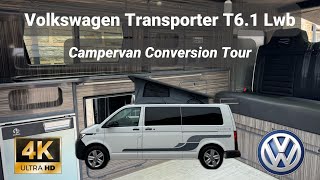 Campervan Conversion  Volkswagen Transporter T61 Lwb  Pop Top Roof  Rock n Roll Bed [upl. by Euh]