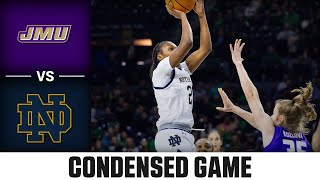 James Madison vs Notre Dame Condensed Game  202425 ACC Women’s Basketball [upl. by Feirahs993]