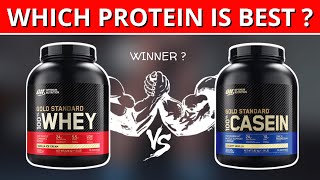 Whey Protein vs Casein Protein Which is Better [upl. by Gievlos]