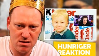 KNOSSI REAGIERT auf sich als KINDERSCHOKOLADEN Kind 😂 Hungriger Hugo REAKTION [upl. by Borlow430]