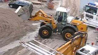 Radlader  wheel loader Liebherr 554  Soeren66 [upl. by Faires56]