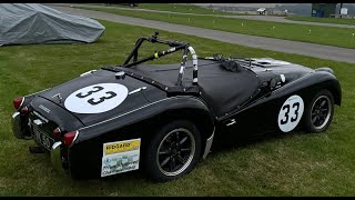 Red Flagged For Being Too Fast 1959 Triumph TR3a Harewood Hill Climb 21924 [upl. by Erasmo]