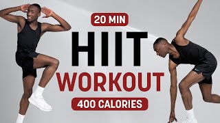 20 MIN HIIT WORKOUT  400 Calories  No Equipment  Sweaty Fat Burn  For Weight Loss [upl. by Naujal749]