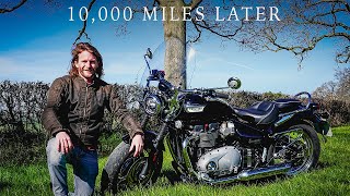 10000 Hard Miles Honest Owner Review  Triumph Speedmaster [upl. by Romeon512]