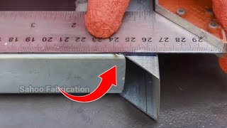 Metal joint techniques that not many people know about  Iron Pipe joints technique by welding [upl. by See]