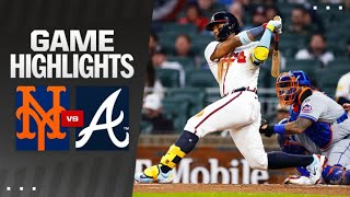 Mets vs Braves Game Highlights 4924  MLB Highlights [upl. by Jos]