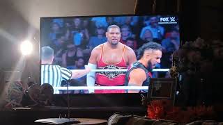 WWE Friday Night SmackDown Final 8Man Tag Team Match Of 2024 [upl. by Reema254]