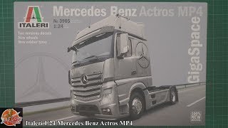 Italeri 124 Mercedes Benz Actros MP4 review [upl. by Anai]