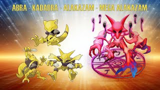 Abra tiến hóa  abra kadabra alakazam mega alakazam  abra kadabra alakazam mega alakazam shiny [upl. by Mareld]