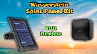 Wasserstein Solar Panel Kit  Operate Your Blink Camera Forever [upl. by Purcell916]